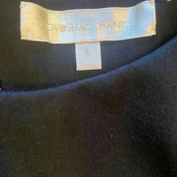 LoveShackFancy Floral Puff Sleeve Spirit Crop Top Black Size Large - Picture 10 of 10